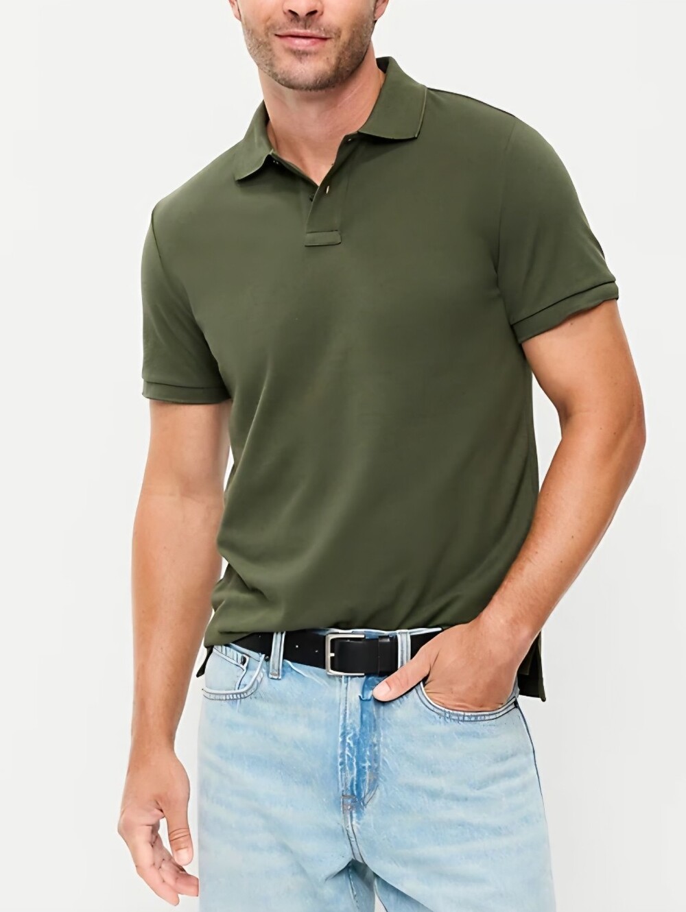 Old Navy Classic Fit Pique Polo  Moss Landing Size Medium NWT
